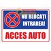 Indicator nu bloca intrarea acces vehicule